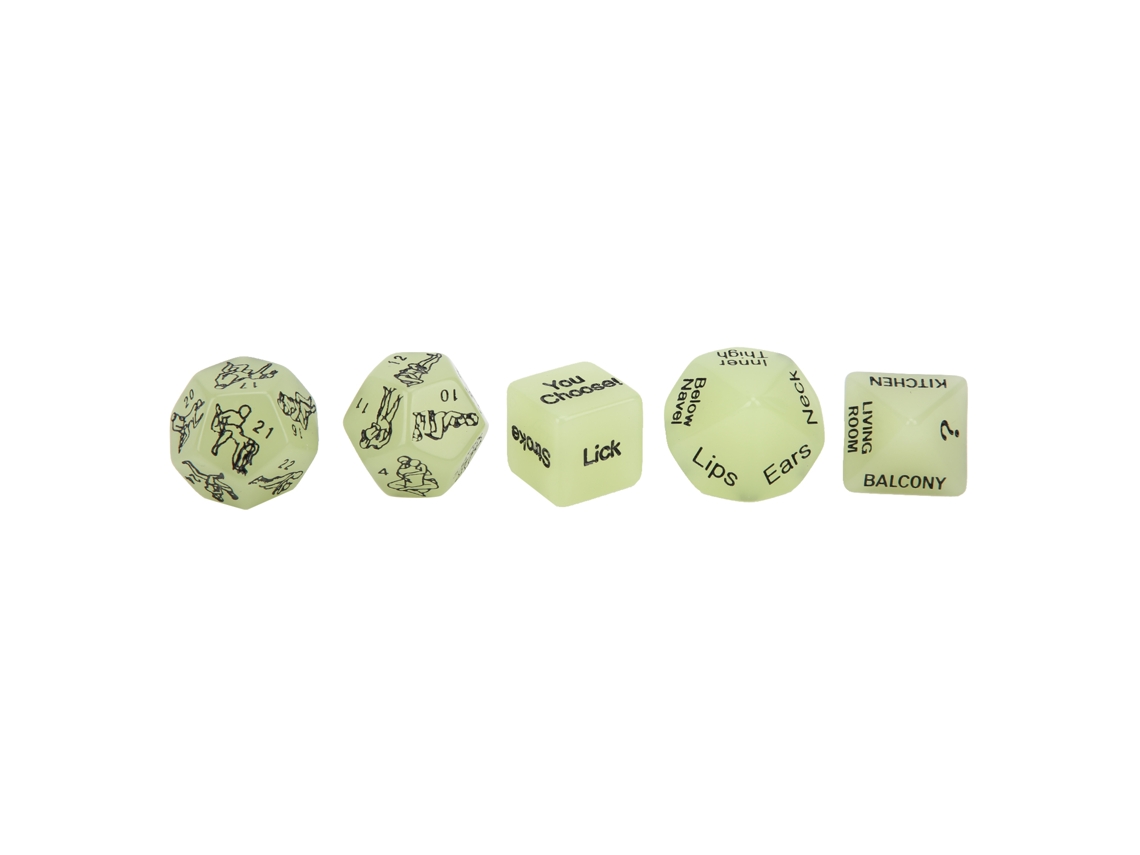 2026-5pcs Dados De Pareja Para Juegos Eróticos Con Múltiples Poses, Dados Luminosos Para Fiestas De Soltero Y San Valentín