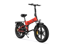 Bicicleta eléctrica plegable Engine X de 20 pulgadas para adultos, batería de litio de 48 V y 13 Ah, 7 velocidades, suspensión total Engwe