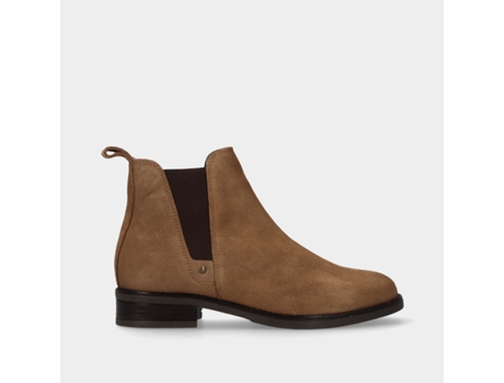 Bota En Cuero Serraje Con Elástico US 37