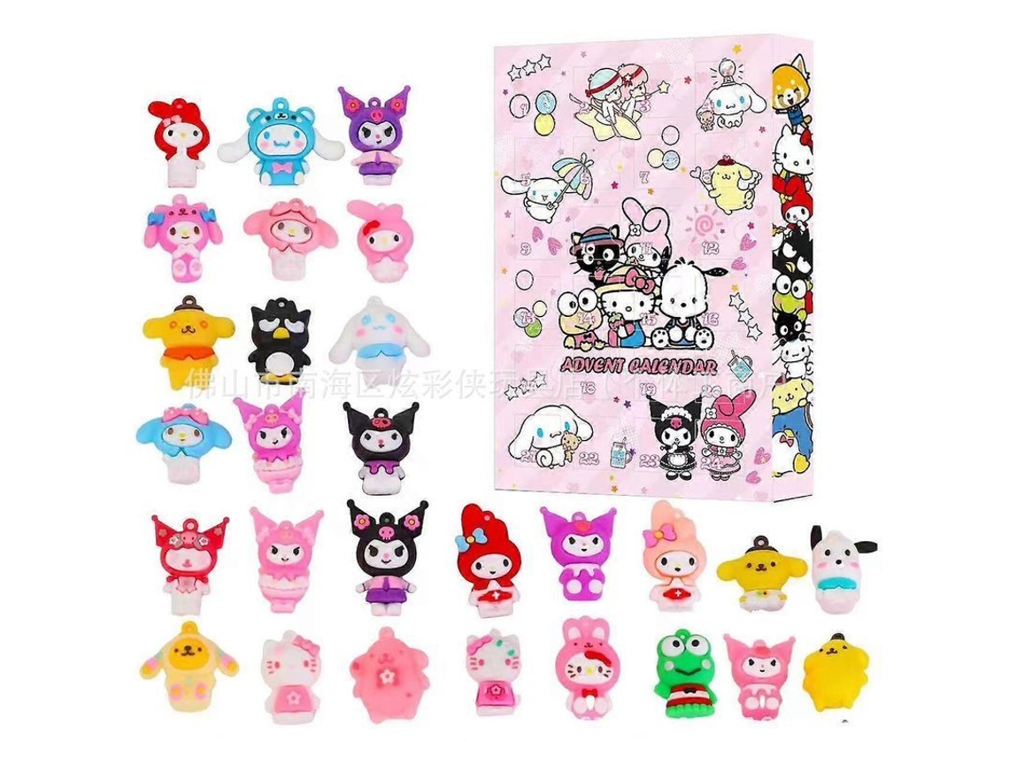 Caja Sorpresa De Adviento De Navidad 2025, 24 Piezas, Regalo Sorpresa Sanrio C