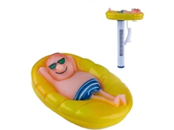 Termómetro flotante con diseño de dibujos animados para piscinas GOKOCO