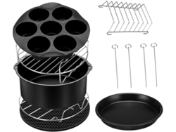 1 Jeu Accessoires De Friteuse À Air Barbacoa Parrilla Poêle Pizza Ustensiles Cocina Kit Moule ...