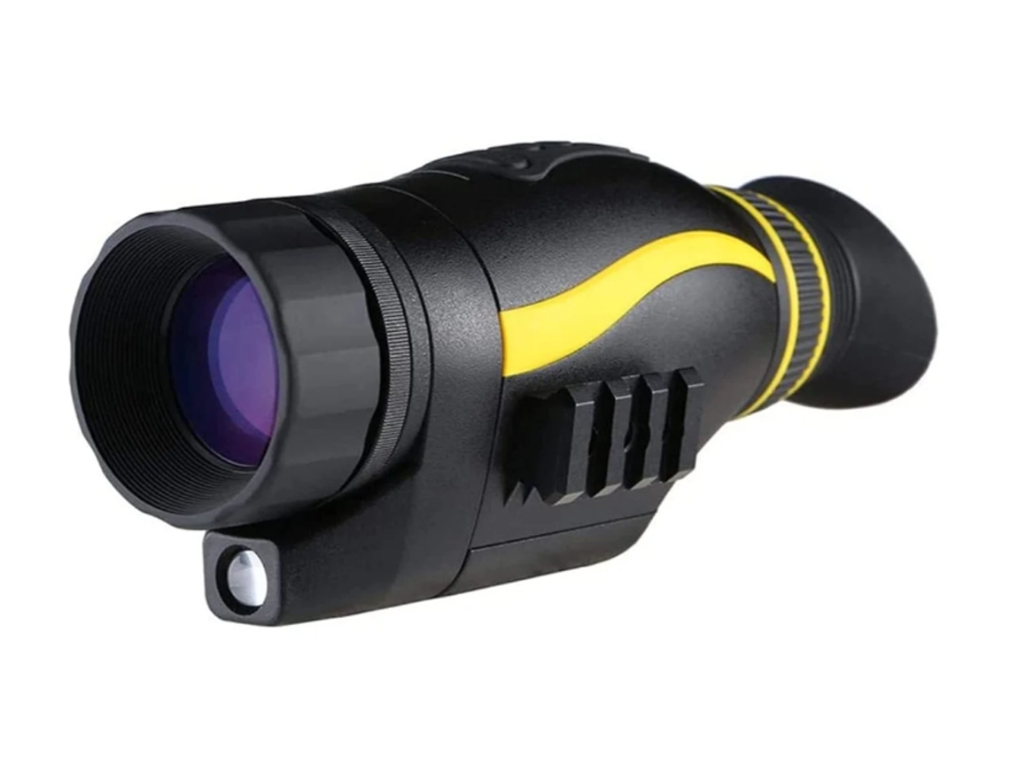 Binoculares de imagen térmica, binoculares de visión nocturna, monoculares digitales HD para tomar fotos nocturnas, videocámaras, telescopios cuádruples Yizhood (negros)