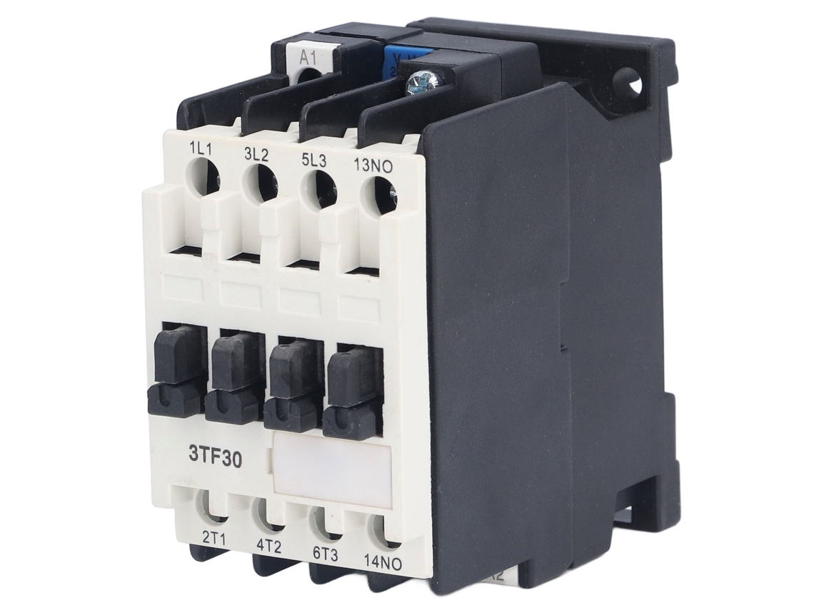 Contacto de CA HKJ para montaje en riel DIN, 50 Hz, 9 A, 3TF-30 para control industrial.