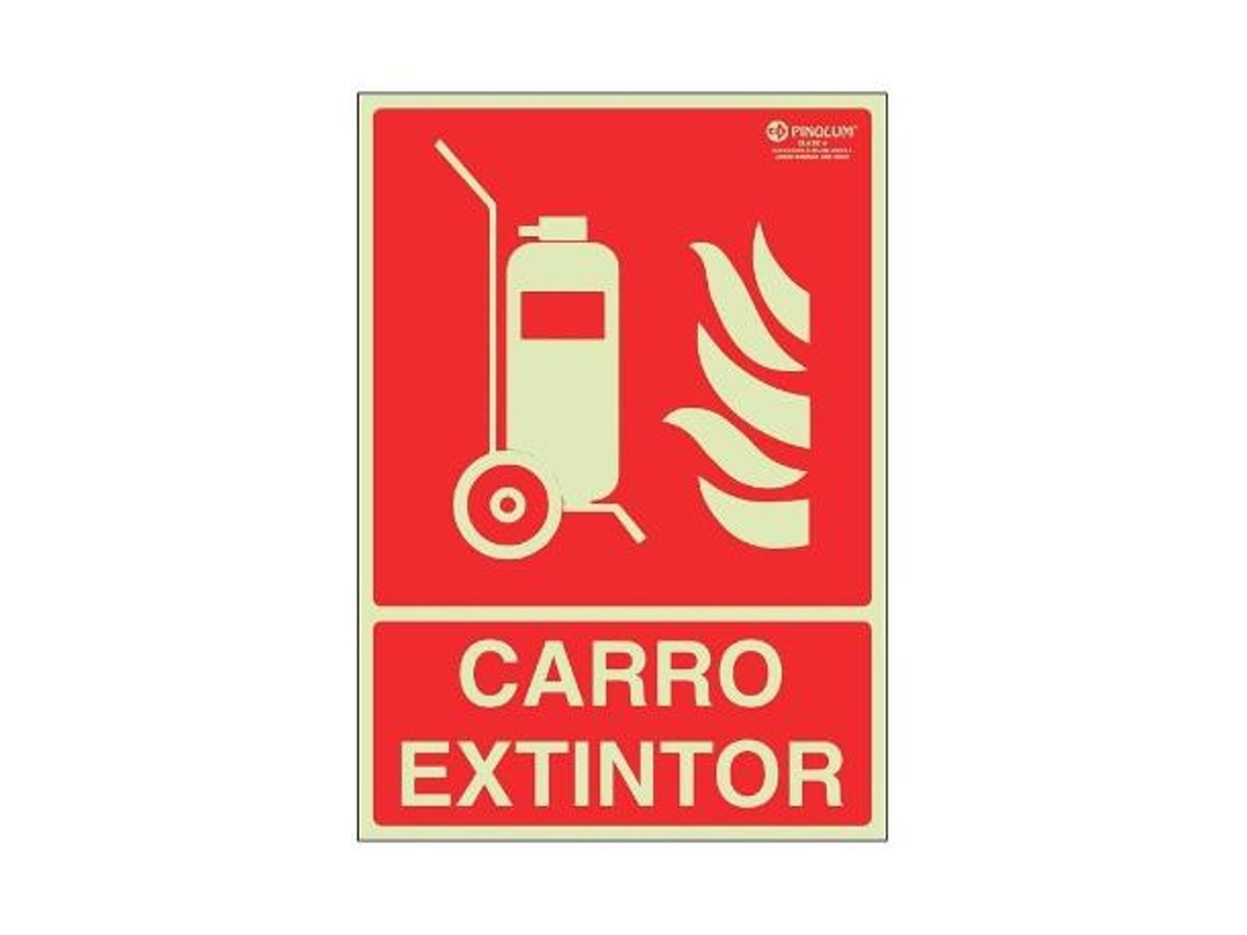 Señal 7013 plastico 297x210 carro extintoir luminisciente