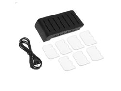 Base De Carga Usb (carga De 6 Puertos, Compatible Con Múltiples Dispositivos)