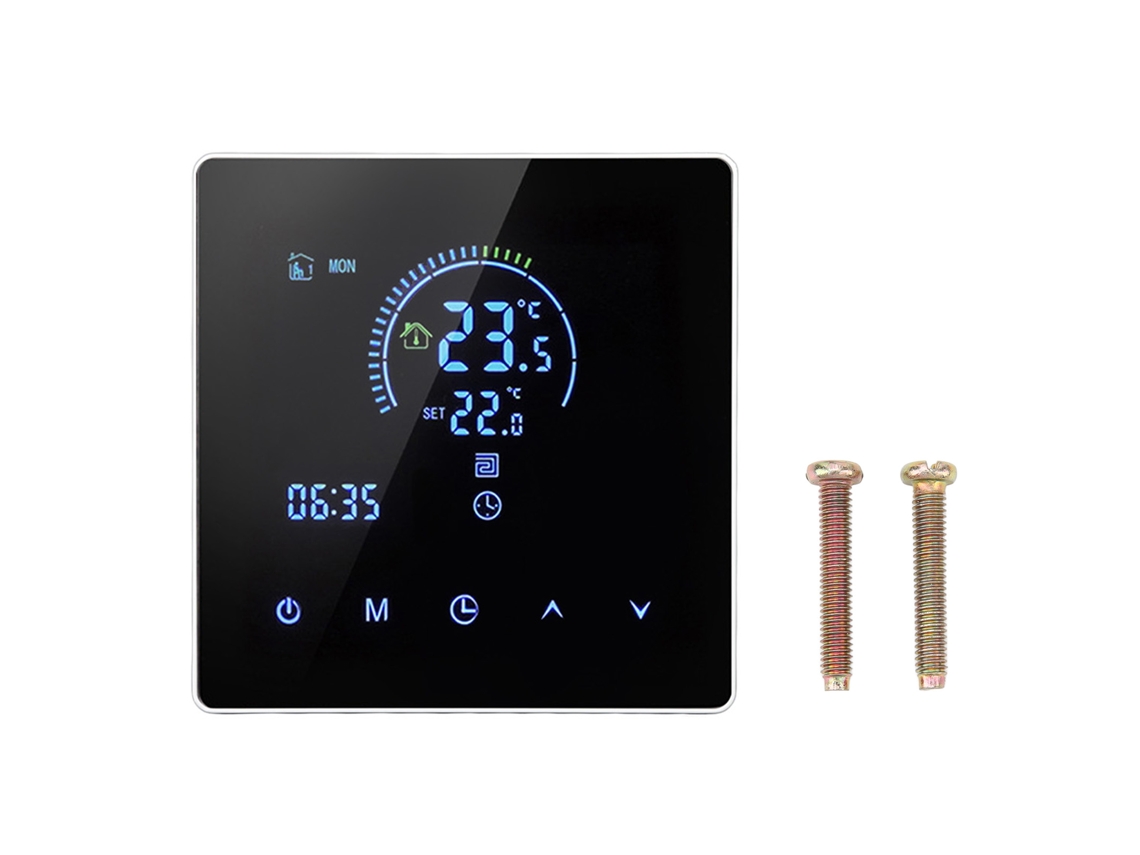 Controlador De Temperatura Wi-fi Lcd Tuya De 3500 W Con Aplicación Y Control Remoto De 5 A 60 ℃