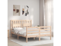 Cama De Matrimonio | Cama Para Adultos | Estructura De Cama De Matrimonio Con Cabecero Madera Maciza