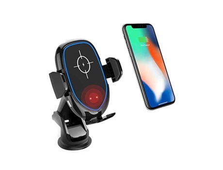 Cargador Fast Wireless Car Mount Auto Clamping Air para iPhone 11 Pro/Xs Max/11 Pro Max/11 YIZHOOD Negro