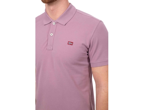 Polo de Hombre NAPAPIJRI Algodón Morado (2XL)