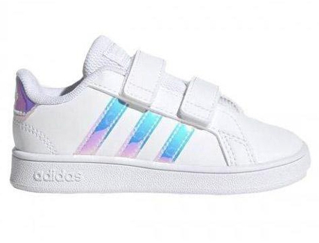 Zapatillas ADIDAS Grand Court I Bebés (25 - Blanco)