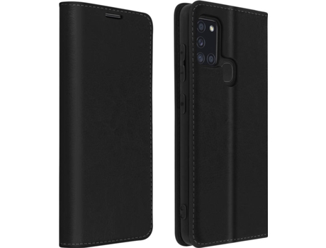Funda Samsung Galaxy A21S AVIZAR Cartera Negro