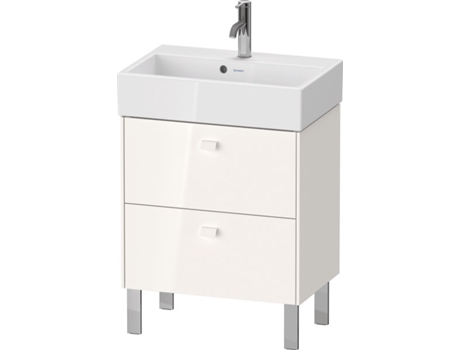 Mueble DURAVIT Brioso de pie Compact 58,4 x 38,9 cm 2 cajones incl. recorte de sifón y delantal para lavabo Vero Air 236860
