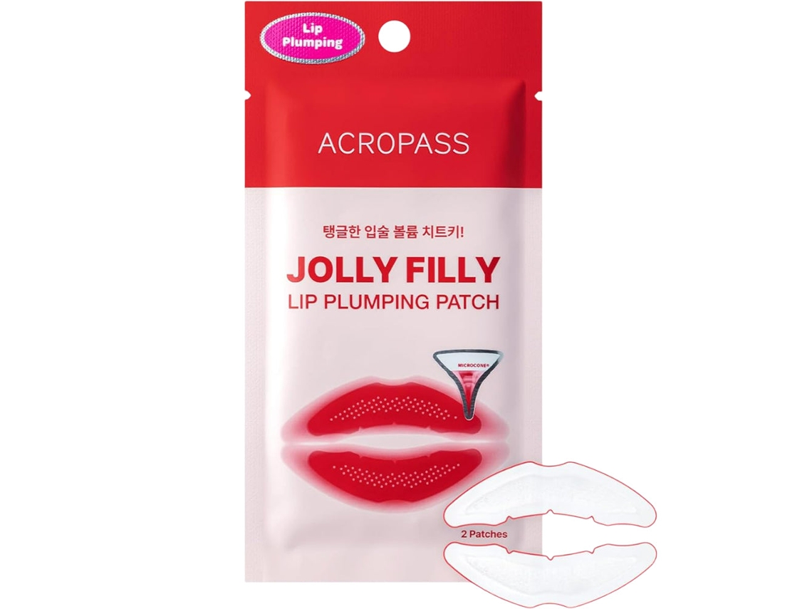 Acropass Jolly Filly - Parche cosmético para aumentar el volumen de los labios, 2 unidades.