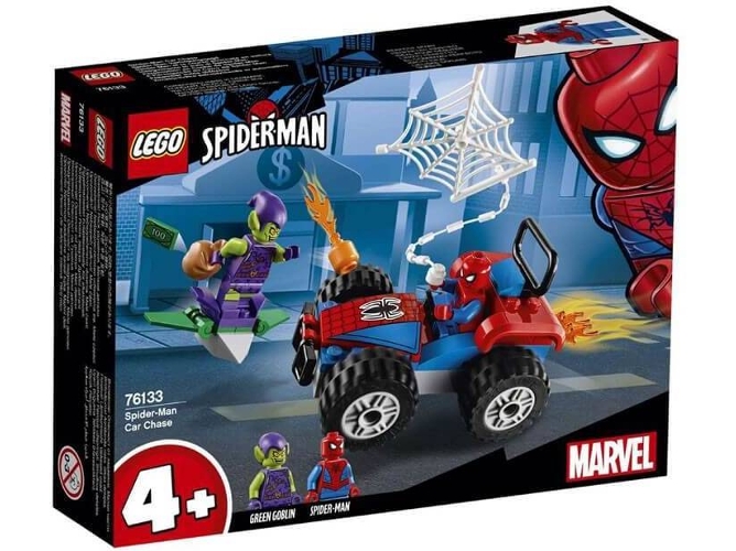 LEGO Super Heroes: Persecución En Coche de Spider-Man (Edad Mínima: 4 - 52 piezas)