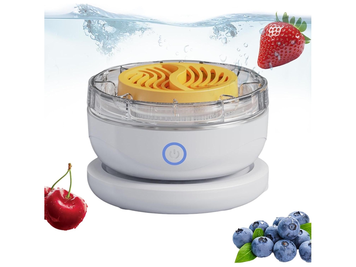 (negro) Lavadora De Alimentos Portátil Inalámbrica Recargable Por Usb | Para Eliminar La Suciedad Y Preparar Alimentos