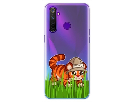 Carcasa Realme 5 Pro TUMUNDOSMARTPHONE Dibujos Transparente Multicolor