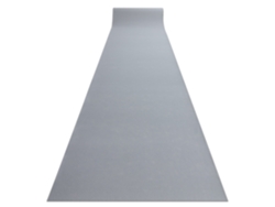 Alfombra de Pasillo con Refuerzo de Goma Rumba Un Solo Color Gris 100 cm