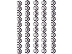 Paquete De 10 O 50 Parches Bordados Termoadhesivos Para Reparar Bolsos, Diseño De Huella De Perro.