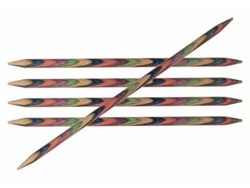 Aguja de tejer Knitpro - KP20116 - Aguja de doble punta Symphony Wood Multicolor 22 x 0,7 x 5 cm