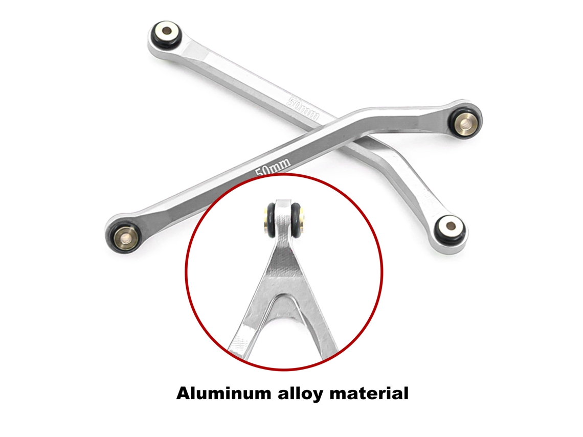 Conjunto De Varillaje De Chasis De Aluminio De Gran Altura Para Coche Rc A Escala 1/24 Axial Axi00005