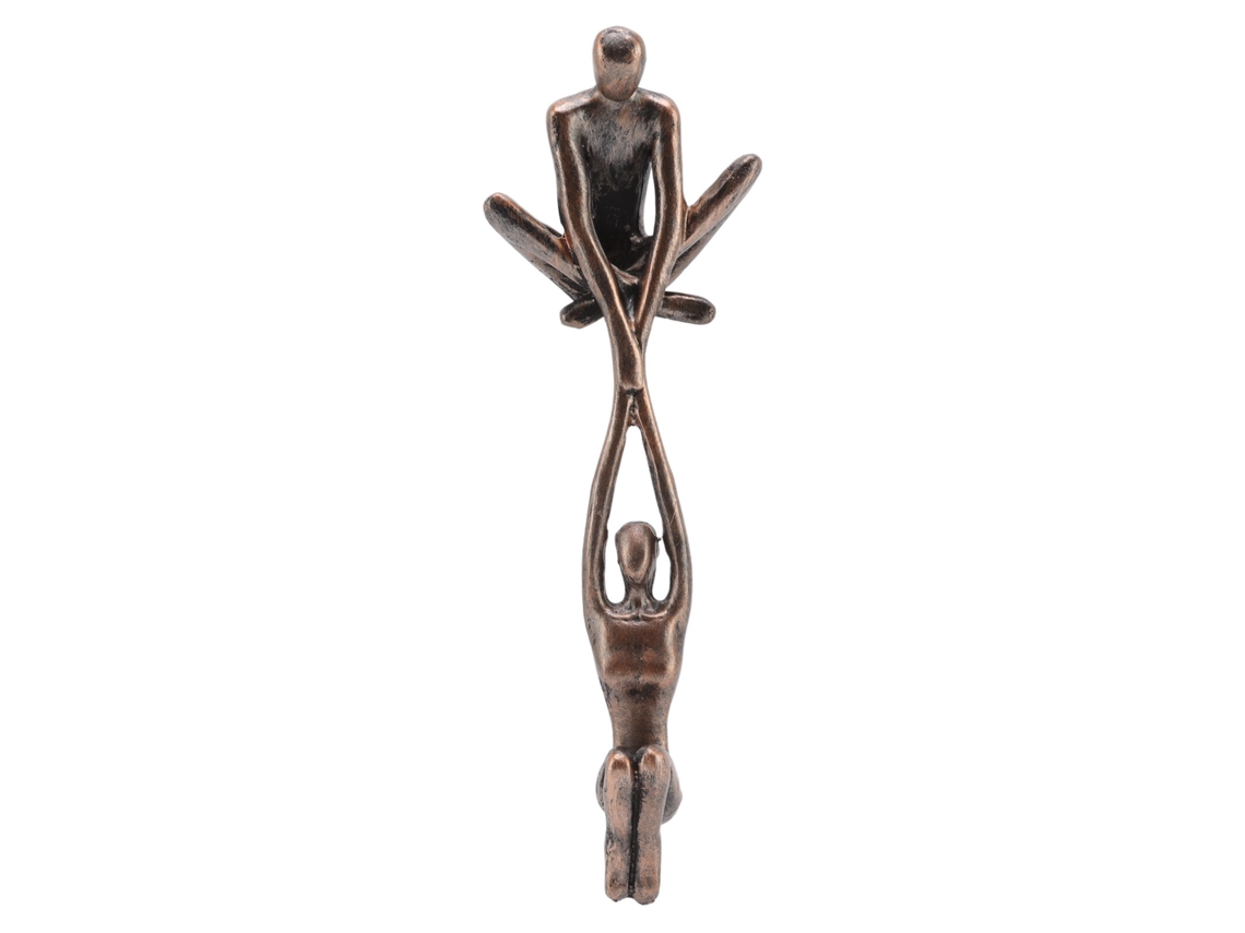 Estatua abstracta de resina de una pareja bailando - Arte decorativo