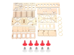 Juego De Barreras De Madera Para Coches Rc Crawler 1/43, Compatible Con Ldrc X43 M58, Fácil De Montar.
