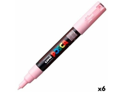 Rotulador POSCA Pc-1M Rosa Claro 6 Unidades