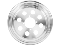 Buje Y Llanta De Aleación De Aluminio Plateado