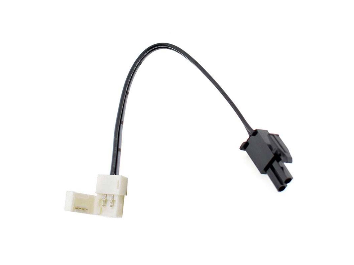Conector Amp Macho-Tira Led 10mm Cable 15cm LEDBOX