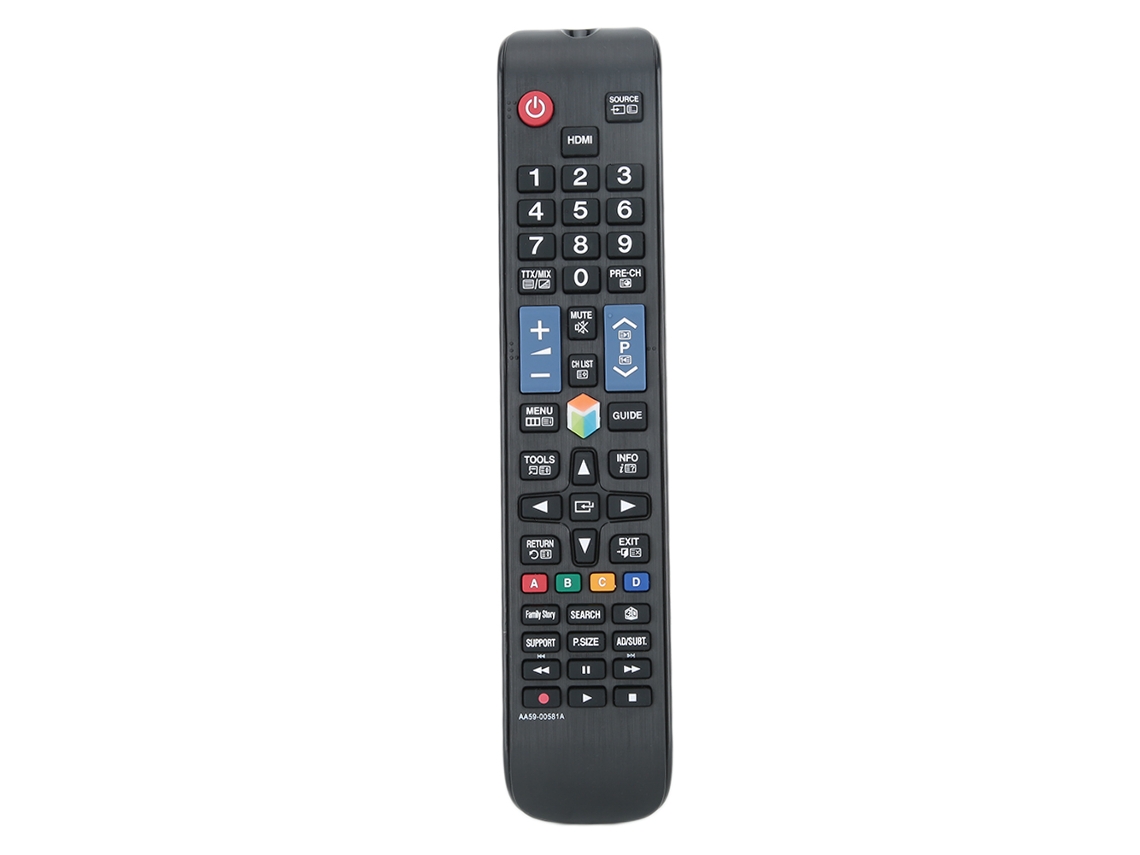 Control Remoto De Repuesto Para Tv Samsung Aa59-00581a Con Alcance De 10 Metros Para Diferentes Aplicações E Usos