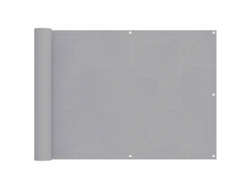 Mampara de balcón gris claro de 75 x 200 cm VIDAXL
