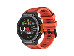Nuevo reloj inteligente deportivo Yunzii M Rex4 rojo, resistente al agua hasta 5 ATM (2025)