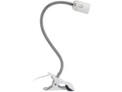Lâmpada De Pinça Com Base E27 De Cobre Puro, Gooseneck Flexível 360°, Multiuso Para Mesa, Plantas, Tatuagem