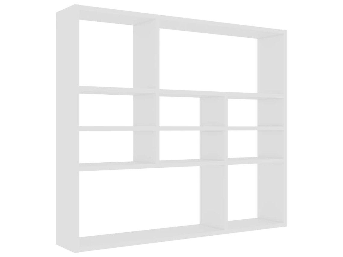 Estante de pared 90x16x78 cm Contrachapado blanco MAISON EXCLUSIVE