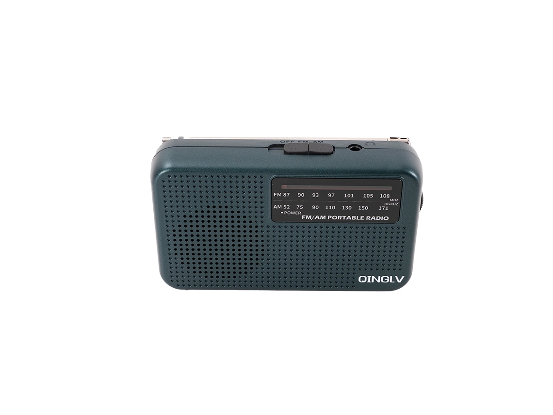 (verde) Mini Radio Fm/am De Doble Banda