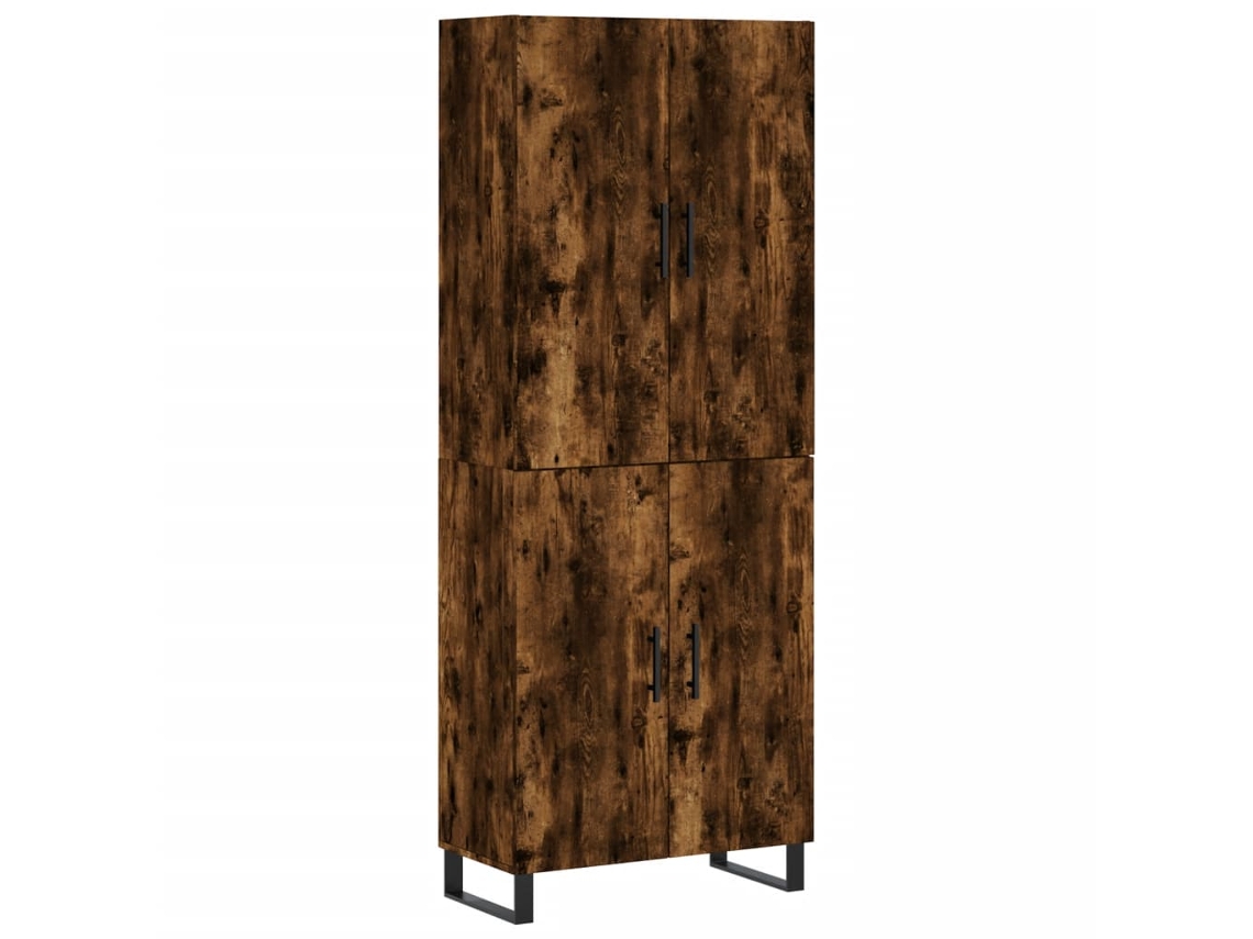 Mueble alto de madera procesada de roble ahumado MAISON EXCLUSIVE (69,5 x 34 x 180 cm)
