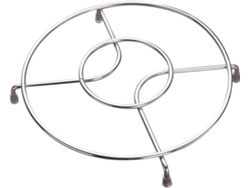 Té, Pp, Decoración, Cocina, Soporte Vaporizador De Acero Inoxidable De Varios Pies