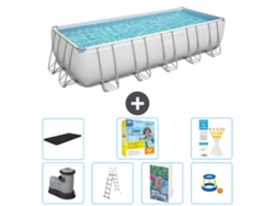 Bestway Piscina Bestway Power Steel Retangular - 640x274x132 Cm - 8-peças S529