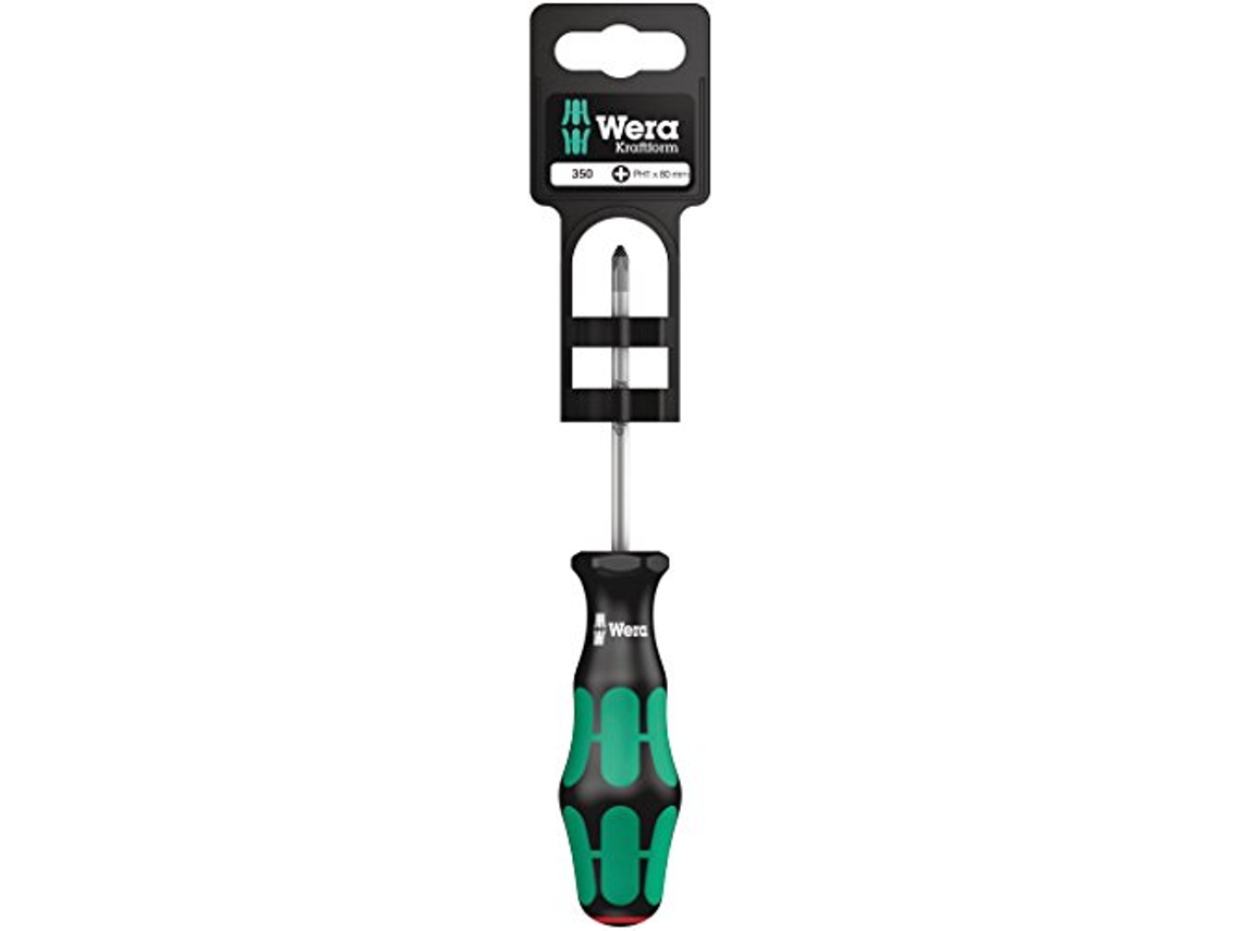 Destornillador INDOOSTRIAL Wera 350 PH SB - para tornillos Phillips (1 x 80 mm)