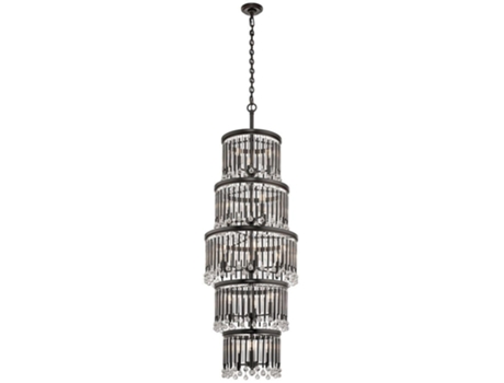 Candelabro KICHLER (KL-Piper-18P-XL) Piper Steel E14 18 Bulbos