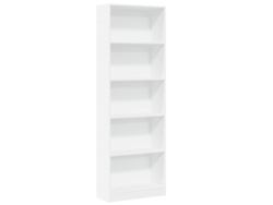 Estantería Blanca 60x24x176 cm Madera de Ingeniería MAISON EXCLUSIVE