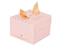 50 Cajas De Decoración De Dulces, Chocolate Y Pasteles Para Bodas Fiesta Regalo (gracias Rosa)