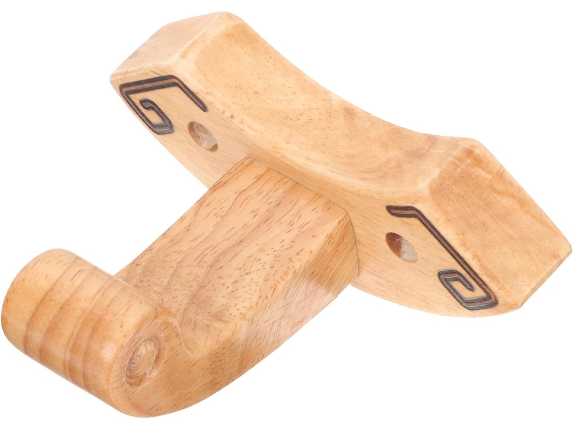 Soporte De Pared De Madera Resistente Para Guitarra, Fácil De Instalar, Se Atornilla, Soporte Estable Para Guitarras Acústicas Y Eléctricas.