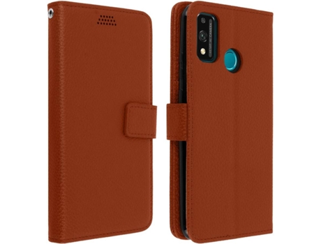 Funda Honor 9X Lite AVIZAR FOLIO-LENNY-BR-H9XL Castaño