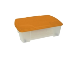 Caja Multiusos De Plástico Con Tapa Naranja L565X390Xa180 Mm ARTPLAST ARTPLAST