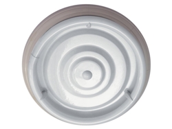 Plafón Circe Redondo 1Xg10Q T9 Circ. Alt.9Xd.46Cm Blanco Ref:Cir40 Br*Br FERRIMEX