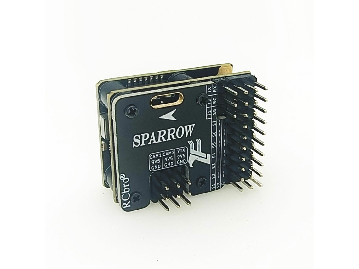 Módulo Gps Lefei Sparrow V3 Pro Osd Estabilización Giroscópica Soporte Retorno A Casa Cámara Fpv Dual Ppm Sbus Elrs Crsf Mavlink Avión Rc