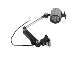 Bj-lâmpada Led De Braço Longo Ajustável Para Máquina Cnc, Torneiras, Fresadoras 7w 24v Com Fixação Por Parafuso