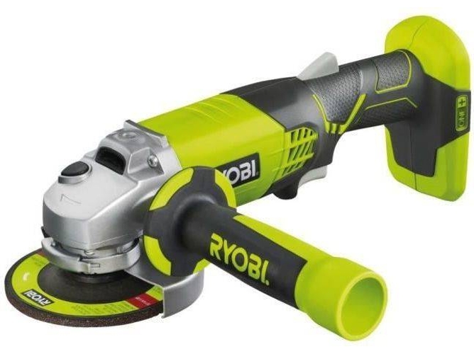 Ryobi R18ag0 Amoladora angular 115mm brushless motor sin escobillas 18v diam. 125 disco 115 18 r180ag0 22 7500 2